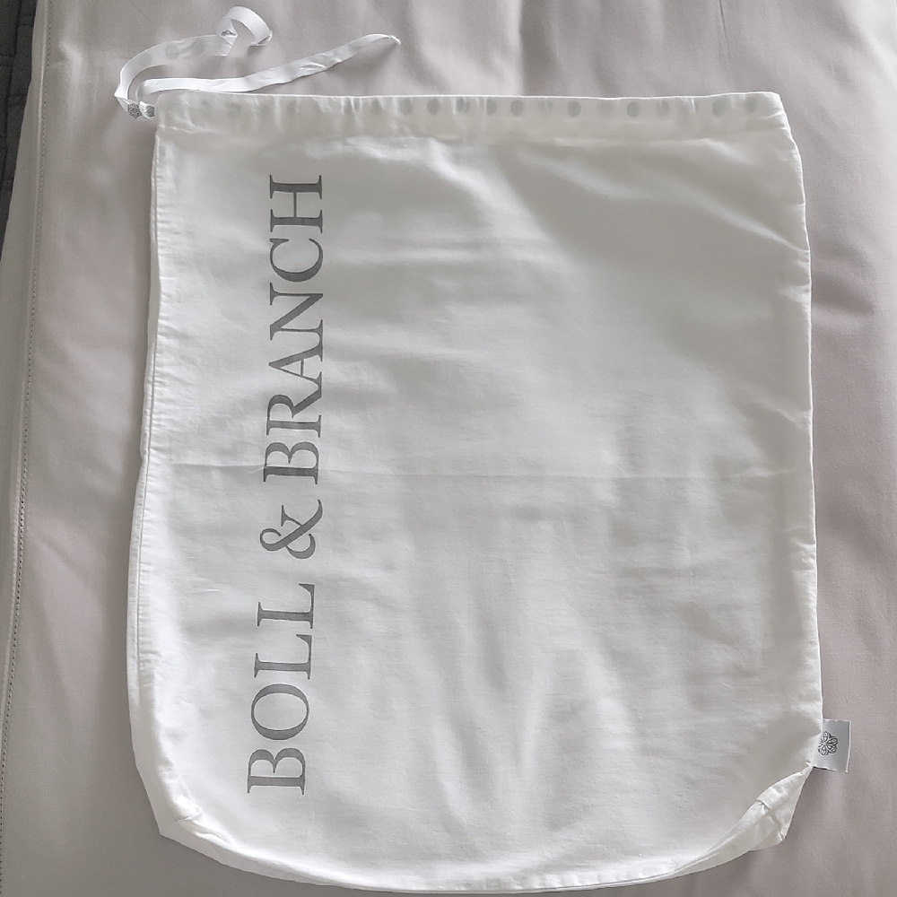 Boll & Branch dust bag